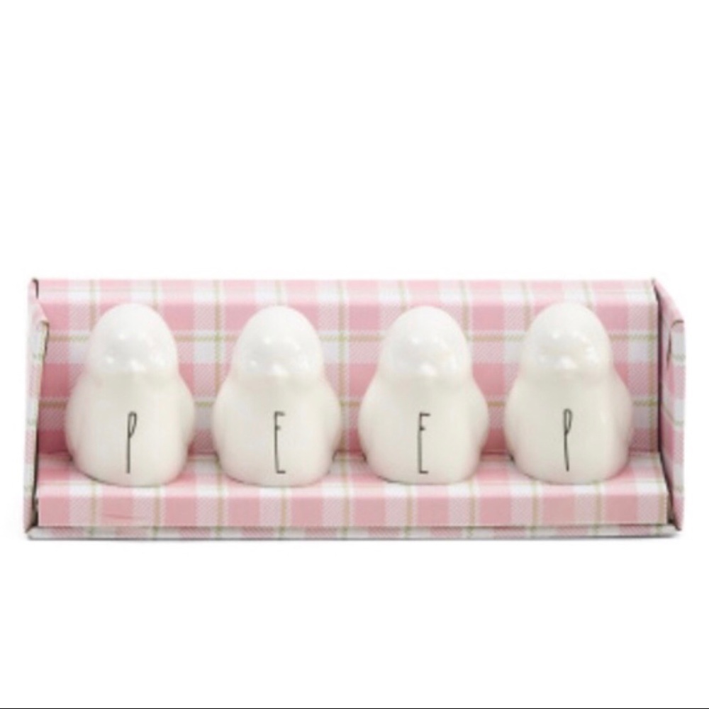NEW Rae Dunn Peep Figurines